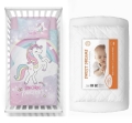 Komplet do łóżeczka 100x135 Kołdra + Pościel Jednorożec Unicorn 
