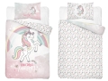 Komplet do łóżeczka 90x120 Kołdra + Pościel Jednorożec Unicorn   