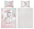 Komplet do łóżeczka 90x120 Kołdra + Pościel Jednorożec Unicorn   
