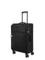 Walizka Średnia 68cm Travelite Barbara Steep Czarna M Premium  
