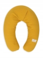 Poduszka pozycjonująca żółta/musztardowa 190 cm do karmienia ciążowa 