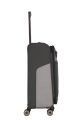 Walizka TRAVELITE VIA szara czarna ŚREDNIA 66cm 