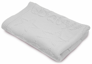 Kocyk dziecięcy PLAID 75x100 BabyMatex szary