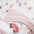 Komplet pościeli niemowlęcej 100x135 3-cz. SWEET MIX Racing Red Bawełna
