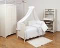 Komplet pościeli niemowlęcej 100x135 3-cz. BIANCO Twins Bawełna
