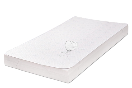 Podkład higieniczny chłodzący Prześcieradło Nieprzemakalne 90x200x30 Frosty bawełna białe 