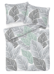 Pościel satynowa 140x200 Exlusive Liście