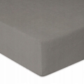Prześcieradło Frotte z Gumką 110/120x190/200 PREMIUM Ciemne Szare