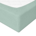 Prześc. frotte z gumą  150/160x190/200x20 miętowe PREMIUM