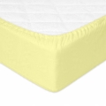  Prześcieradło Jersey z gumą 150/160x190/200 PREMIUM Cytrynowe