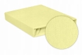  Prześcieradło Jersey z gumą 150/160x190/200 PREMIUM Cytrynowe