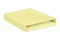  Prześcieradło Jersey z gumą 150/160x190/200 PREMIUM Cytrynowe