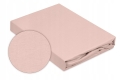  Prześcieradło Jersey z gumą 150/160x190/200 PREMIUM Różowe Pudrowe