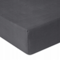 Prześcieradło Jersey z gumą 90/100x190/200 PREMIUM Grafitowe
