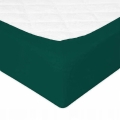  Prześcieradło Jersey z gumą 90/100x190/200 PREMIUM Zielone Butelkowe