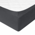  Prześcieradło Jersey z gumą 90x190/200x30 Grafitowe PREMIUM 