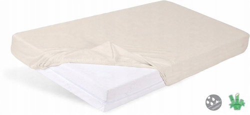 Podkład higieniczny Prześcieradło Nieprzemakalne 160x200x20 BAMBOO Beżowe