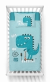 Pościel do łóżeczka bambusowa Dino T-rex 100x135 DETEXPOL  