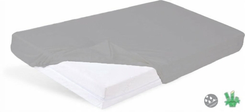 Podkład Higieniczny Prześcieradło Nieprzemakalne 80x160x10 Bamboo Szare 