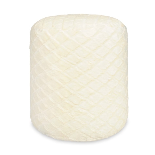 Pufa Luxima 45cm Kremowa