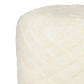 Pufa Luxima 45cm Kremowa