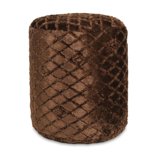 Pufa Luxima 45cm Brązowa