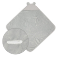 Kocyk KOALA MUSLIN z Kapturkiem 95x95 Jasny Szary