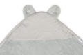 Kocyk KOALA MUSLIN z Kapturkiem 95x95 Jasny Szary
