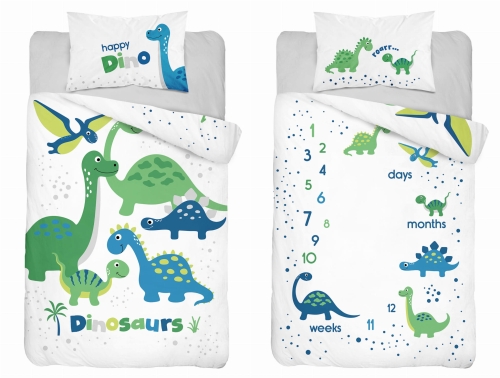 Pościel do łóżeczka bambusowa Dinuś 90x120 DETEXPOL  