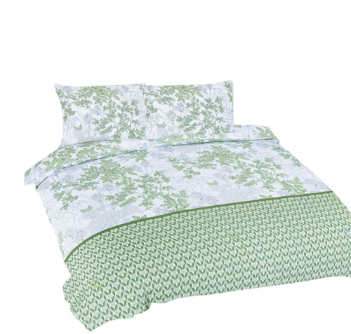 Pościel Bawełniana 160x200 UNIVERSAL Seledynowa