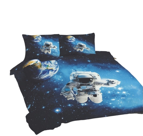 Pościel Bawełniana 160x200 UNIVERSAL Kosmos Astronauta