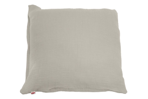 Poszewka 40x40 na jasiek Muślinowa na zamek Beżowa