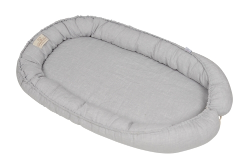 Materacyk Pozycjonujący PRESTIGE LINEN DESIGN 80x55 Len Szary