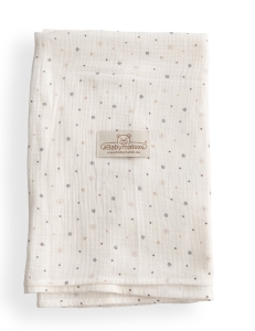 Kocyk-Otulacz MUSLIN DESIGN 80x120 w kropki