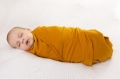 Kocyk Otulacz 80x120 MUSLIN Musztardowy