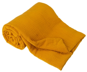 Kocyk 75X100 MUŚLIN Miodowy