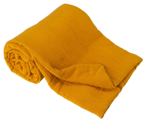 Kocyk 75X100 MUŚLIN Miodowy