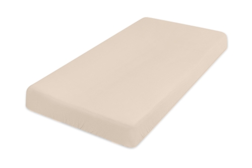 Prześcieradło MUŚLIN Z Gumą 60x120x10 Beżowe