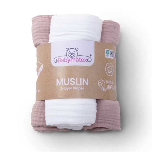 Pielucha MUŚLIN 3pak 70x80 