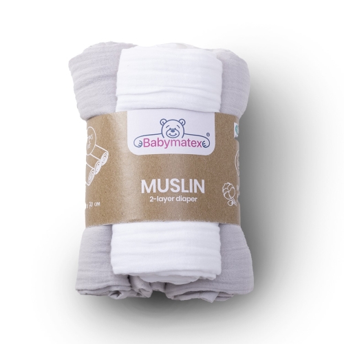 Pielucha MUŚLIN 3pak 70x80 