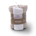 Pielucha MUŚLIN 3pak 70x80  