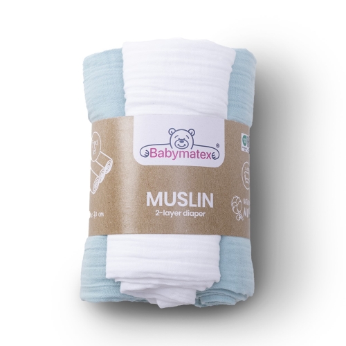 Pielucha MUŚLIN 3pak 70x80 