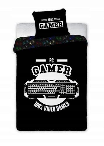 Pościel młodzieżowa dla gracza GAMER 140x200    