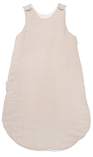 Śpiworek dziecięcy 80cm MUŚLIN SLEEP Beżowy