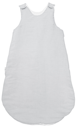 Śpiworek dziecięcy 80cm MUŚLIN SLEEP Jasny Szary