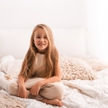 Śpiworek dziecięcy 95cm MUŚLIN TO GO z nogawkami Kremowy