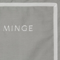 Pościel z Makosatyny bawełnianej 160x200 by Eva Minge Premium Jednobarwna Szary i Biały