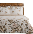 Pościel Satynowa 160x200 Kwiaty 