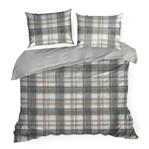 Pościel Satynowa 220x200 Kratka