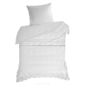 Pościel z Makosatyny bawełnianej 140x200 by Eva Minge Premium Jednobarwna Biała